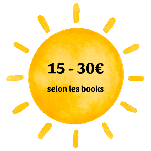 logo soleil illustrant un tarif compris entre 15 et 30 € pour les guides de voyage