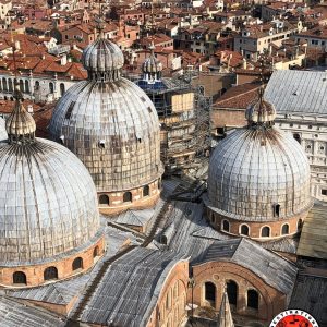 vue aérienne sur les toits de Venise